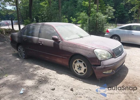 2002 Lexus Ls 430 from USA, damaged, VIN JTHBN30F020054903